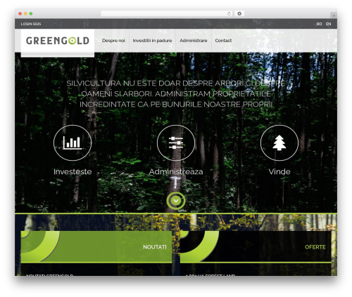 WordPress theme bns_framework - greengold.ro
