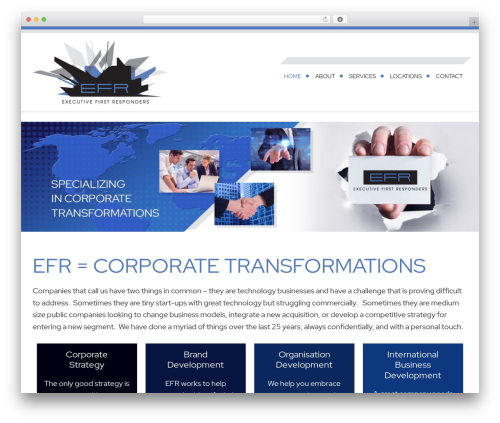 WordPress theme EFR - executivefirstresponders.com