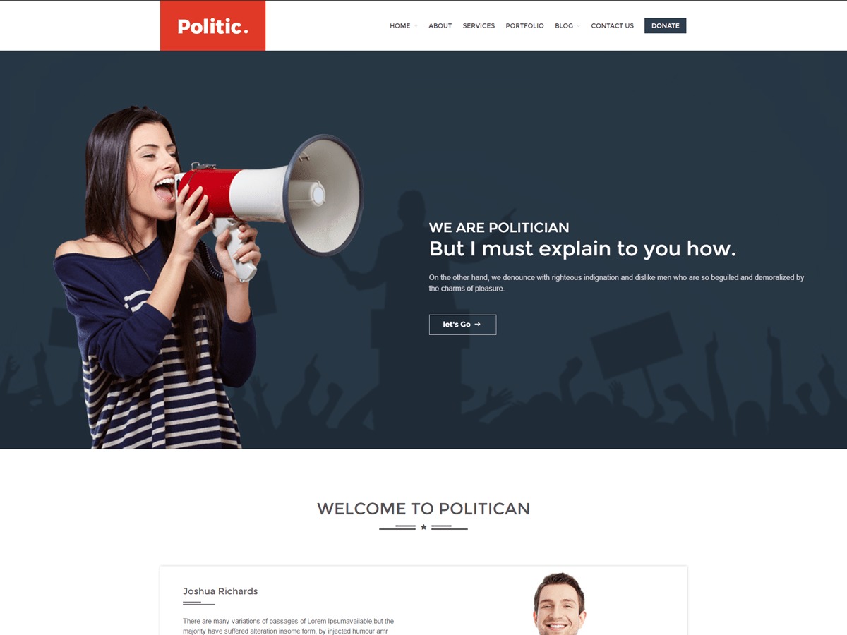 WordPress theme Politic - Child