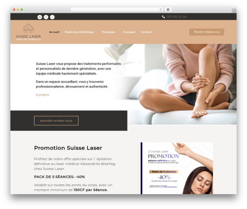 WordPress theme SuisseLaser - suisselaser.ch