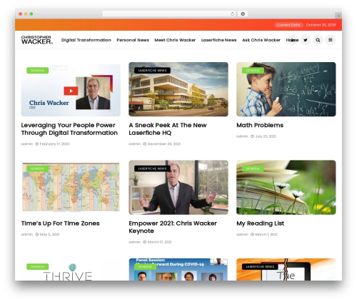 WP theme Disto - chriswacker.com