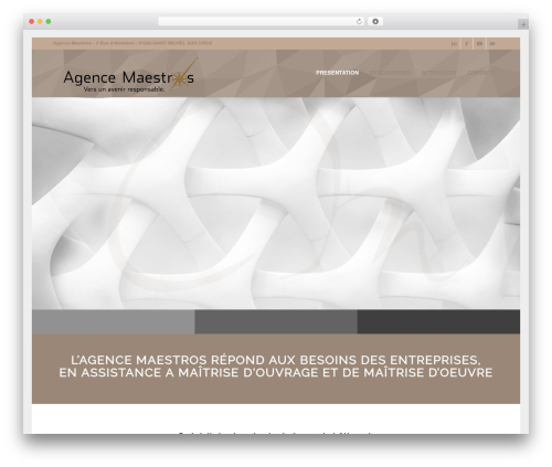 am theme WordPress - agence-maestros.fr