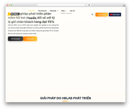 Astra WordPress theme - hblab.vn