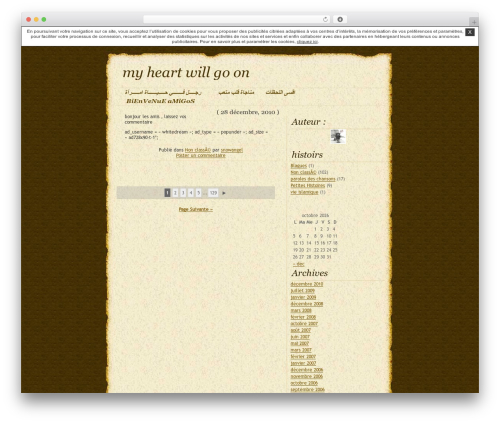 DaVinci-Code WP theme - snowangel.unblog.fr