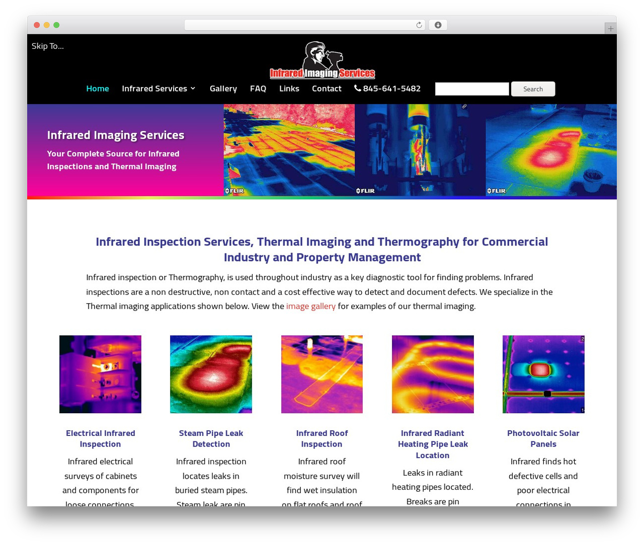 Divi WordPress website theme - infraredimagingservices.com