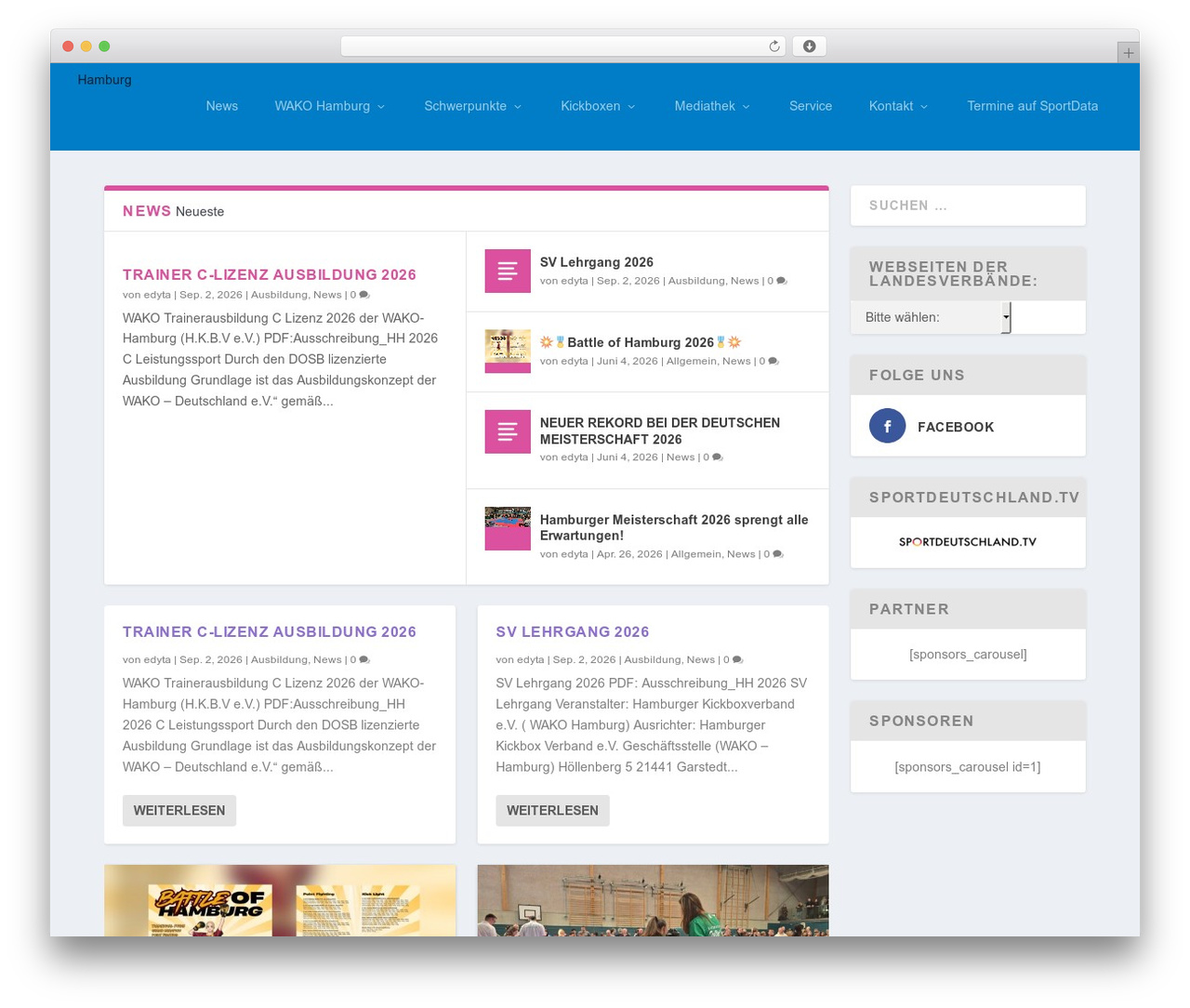 Extra WordPress theme - wako-in-hh.de