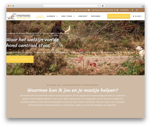 Tablentor WordPress plugin - kynofriends.nl