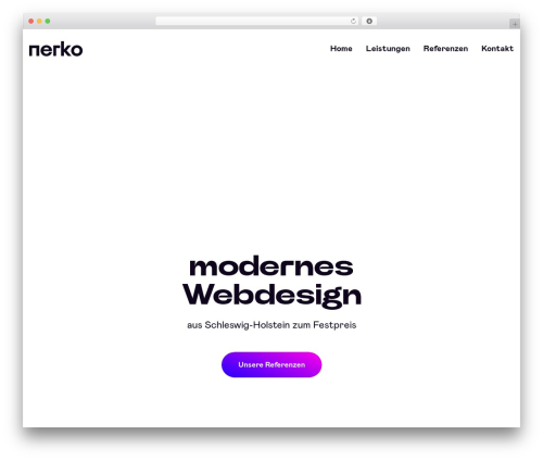 Nerko theme WordPress - modern-labs.de