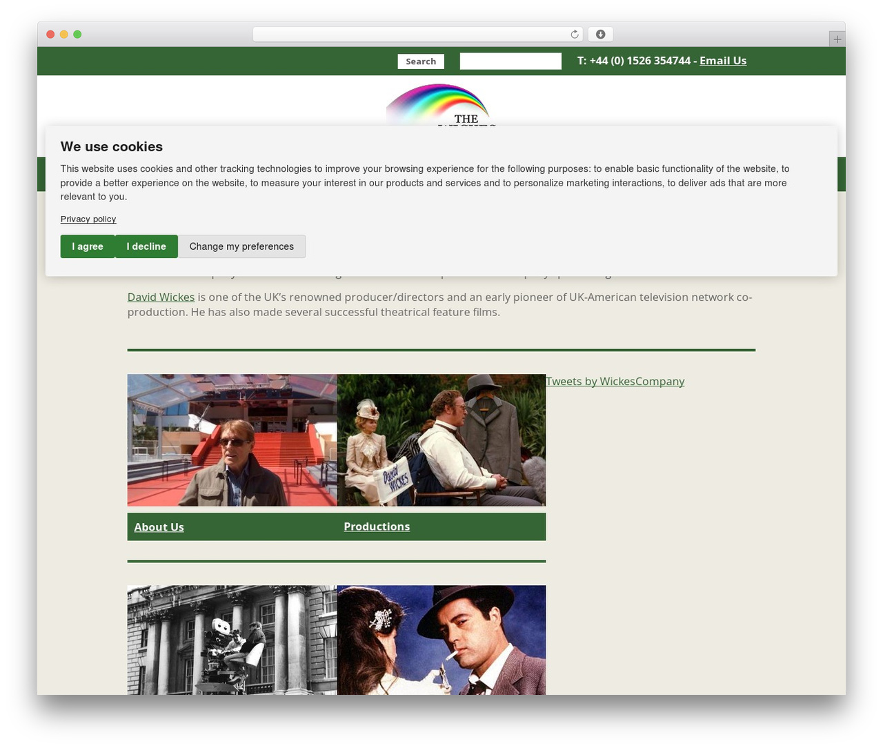 Theme WordPress Client Design - davidwickesproductions.com Theme WordPress Client Design - davidwickesproductions.com