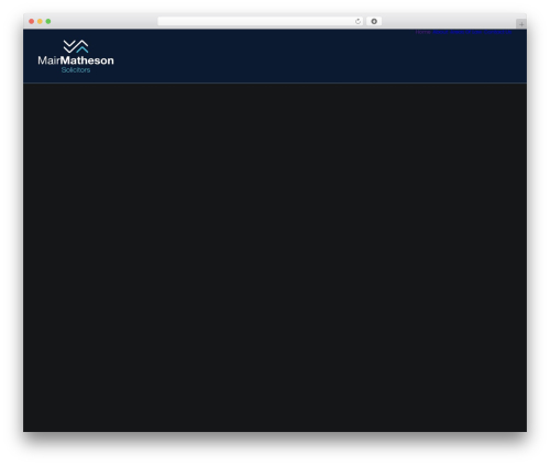 Uncode WP theme - mairmatheson.com