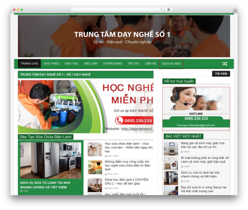 webbachthang WP theme - trungtamdayngheso1.org