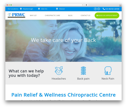 WordPress theme Page Builder Framework - prwc.com.au