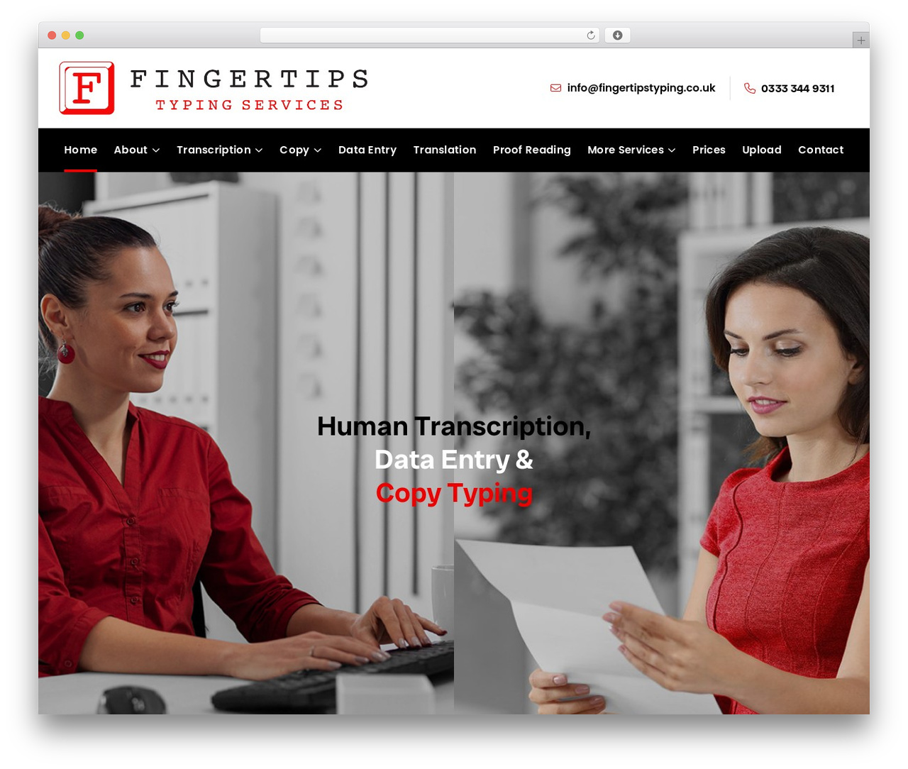 WordPress theme WT6 - fingertipstyping.co.uk