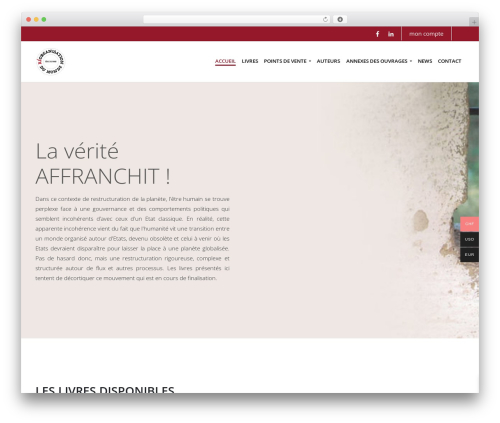 WP Bootstrap Starter WordPress theme - reorganisationdumonde.com