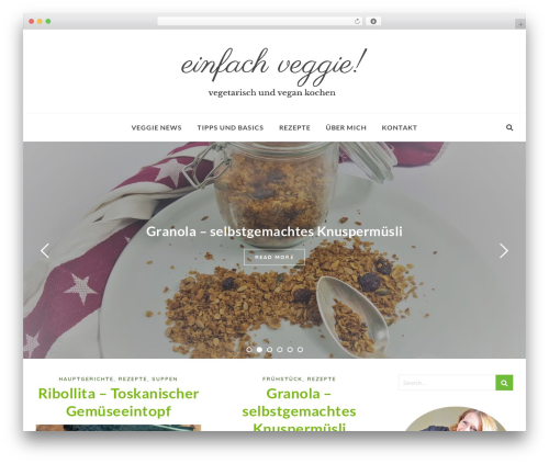 Ashe Pro theme WordPress - einfach-veggie.de