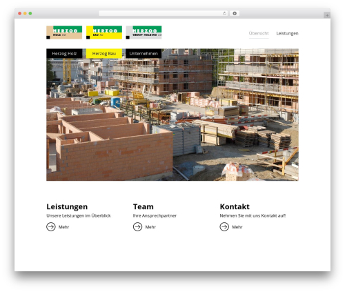 bm theme WordPress - herzog-bau.ch