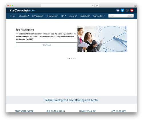 Bootstrap Basic WordPress theme - fedcareerinfo.com Bootstrap Basic WordPress theme - fedcareerinfo.com