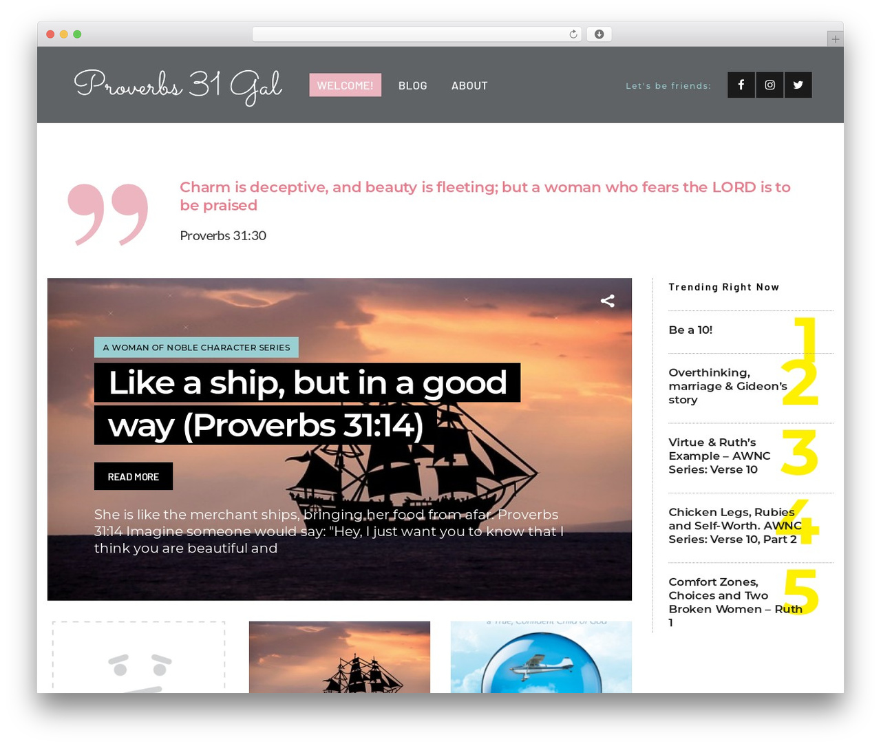 Bridge theme WordPress - proverbs31gal.com Bridge theme WordPress - proverbs31gal.com