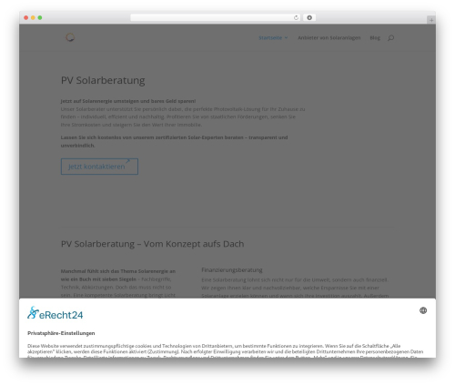 Wpoptimiser WordPress plugin - pv-solarberatung.de