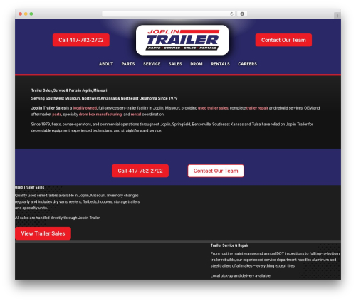 Divi theme WordPress - joplintrailer.com