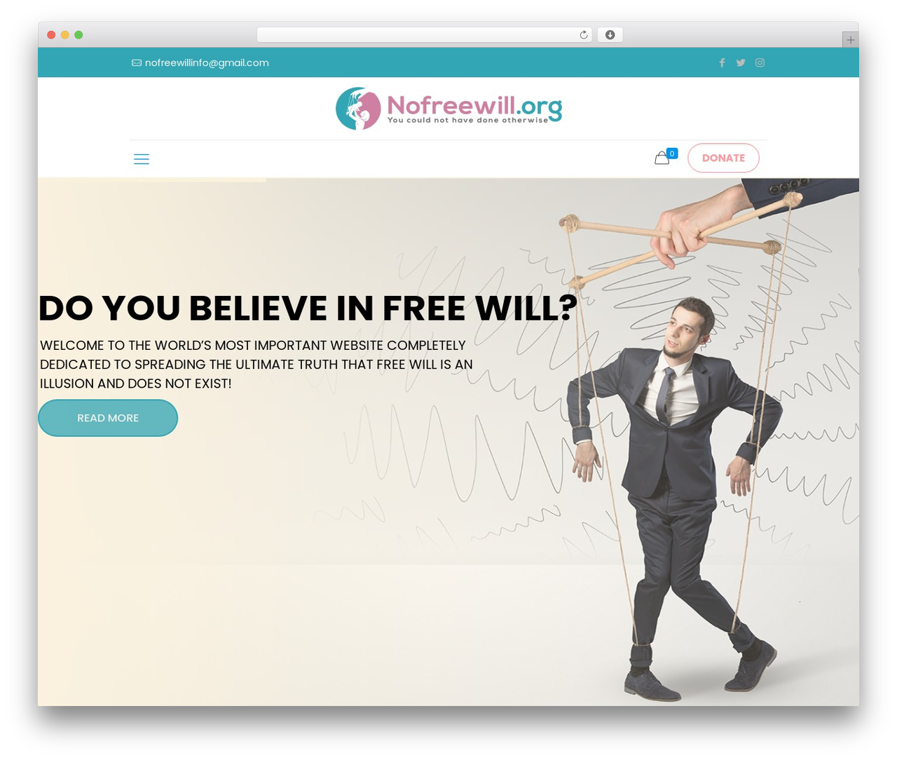 FREEWILL WordPress theme - nofreewill.org FREEWILL WordPress theme - nofreewill.org