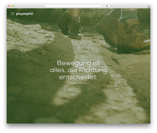 physiophil WordPress theme - physiophil.com
