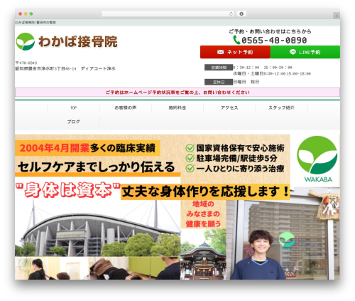 Selfull theme WordPress - wakabatoyotashi.com