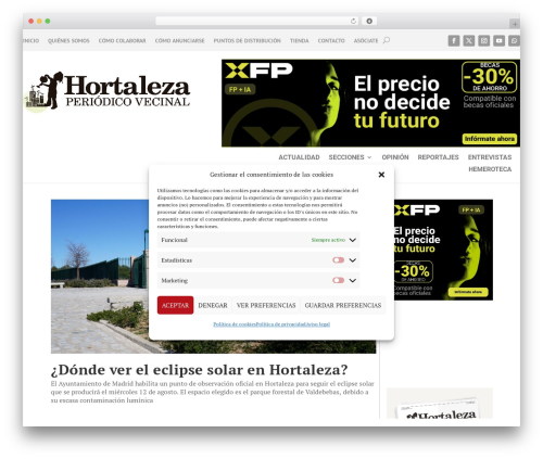 Theme WordPress Extra - periodicohortaleza.org