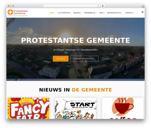 Uncode Pro WordPress theme design - pknfijnaart.nl