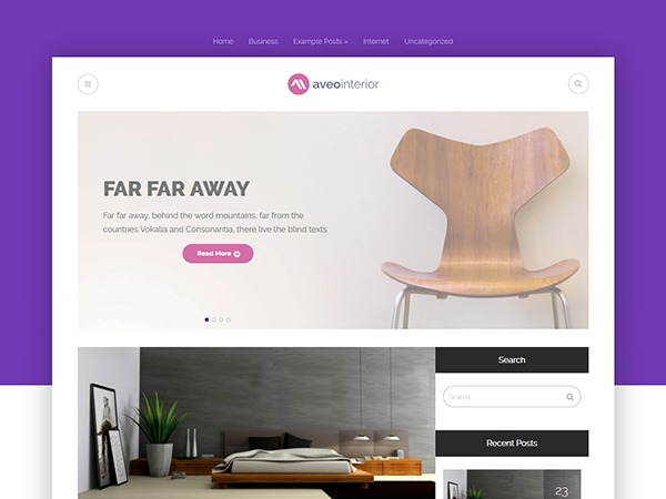 WordPress theme AveoInteior