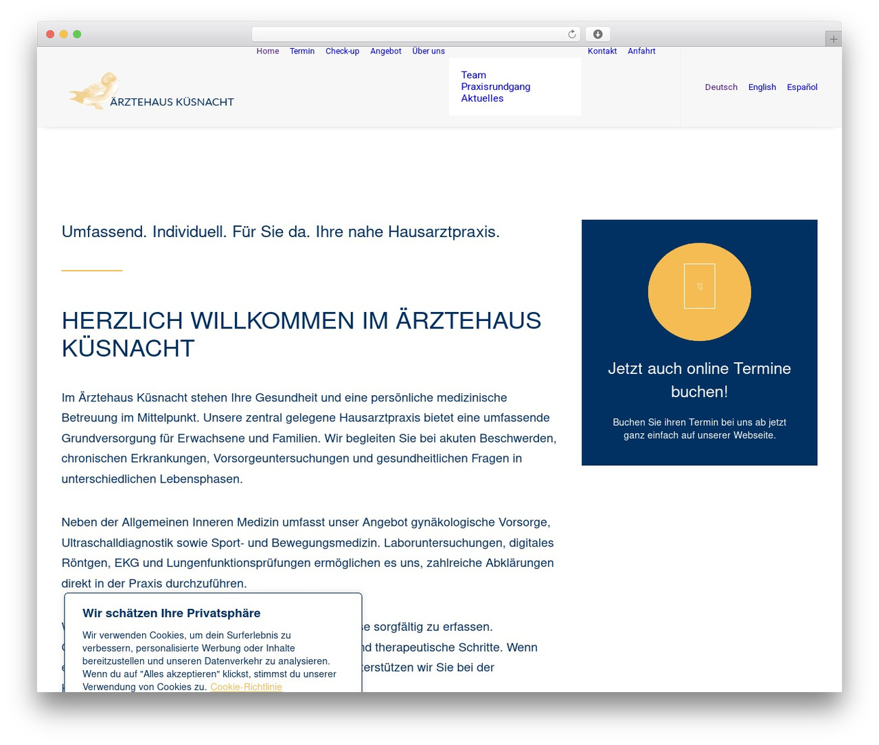 WordPress website theme Uncode - aerztehaus-kuesnacht.ch WordPress website theme Uncode - aerztehaus-kuesnacht.ch