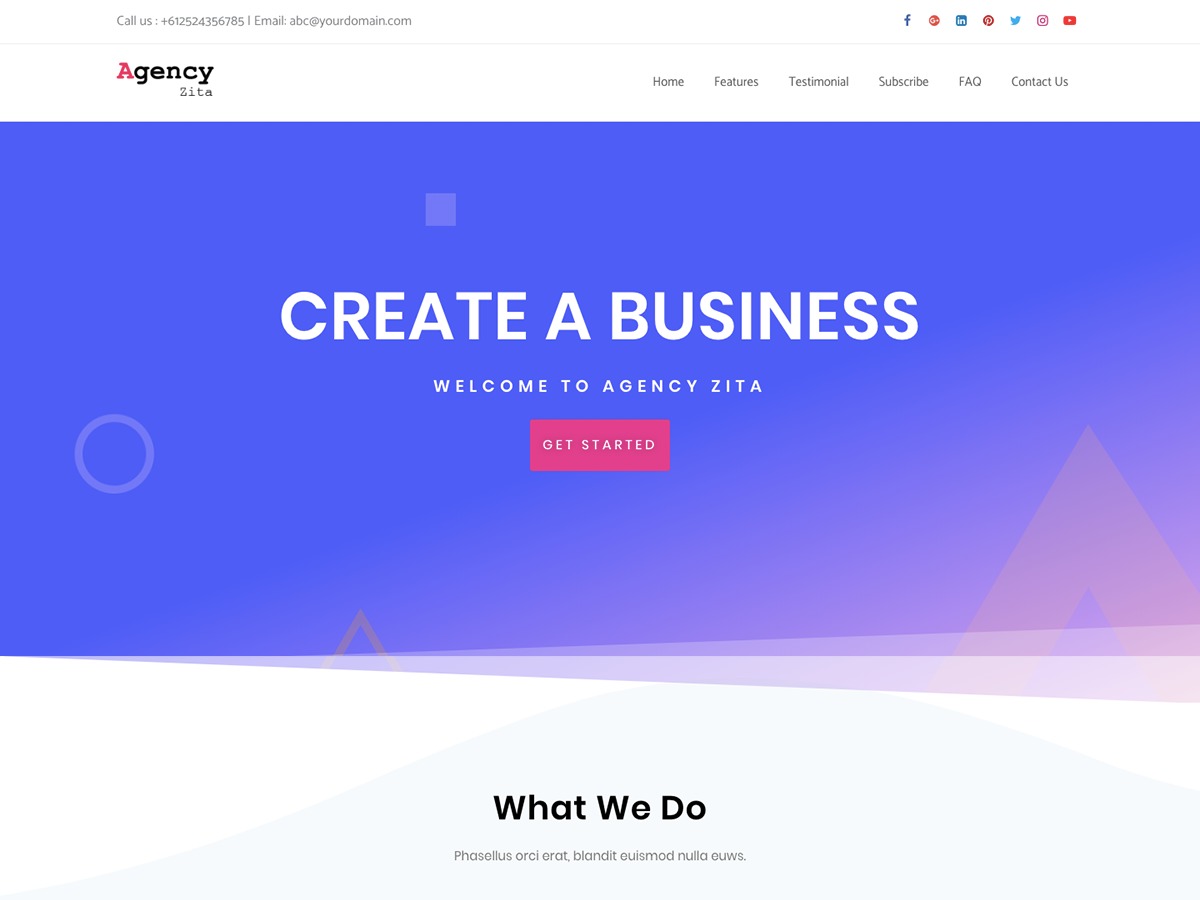 Agency Zita WordPress ecommerce theme