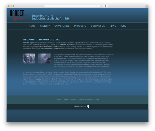 Bootstrap Theme for Wordpress WordPress theme - harderdigital.com