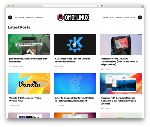 Carrino WordPress theme - omglinux.com