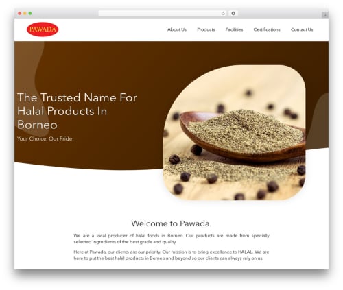 Deez Framework WordPress website theme - pawada.com.my