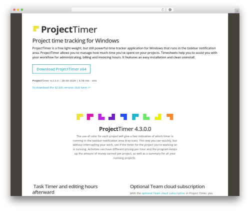 Onecom themes plugins WordPress plugin - projecttimer.com