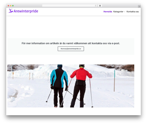 eCommerce Plus free WordPress theme - arewinterpride.se