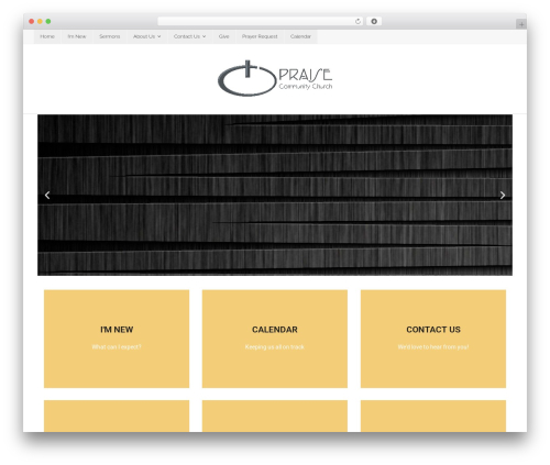 Grow WordPress theme design - praisecc.org