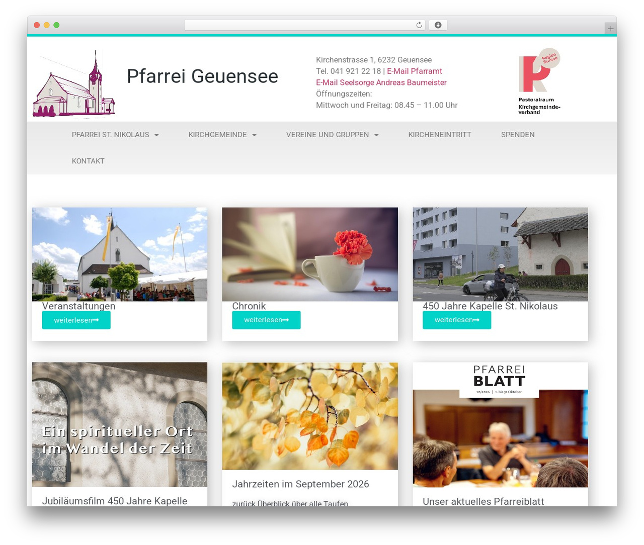Hello Elementor WordPress theme - pfarrei-geuensee.ch