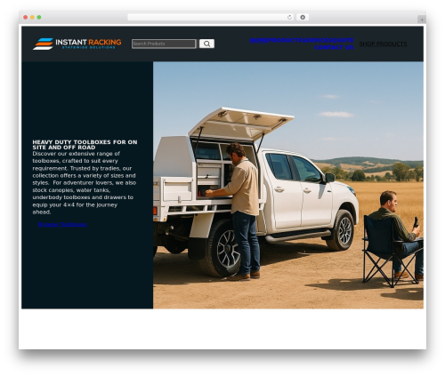 Instant Racking WordPress theme - instantracking.com.au