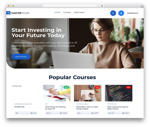 MasterStudy Templates WordPress website theme - otsel.co.uk