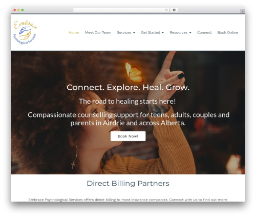 Megatheme WordPress theme - embracepsychological.com