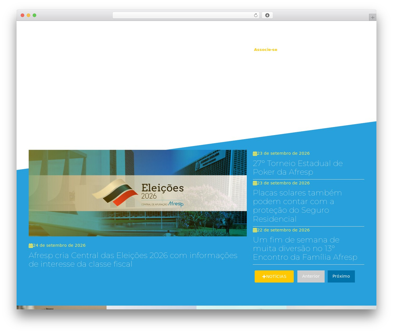 OceanWP theme WordPress - afresp.org.br