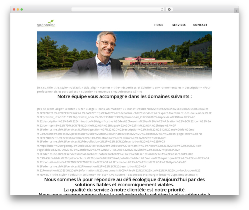Theme WordPress GreenThumb - adenosine.ch