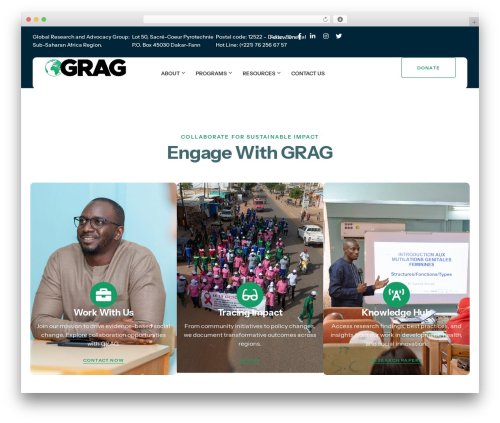 Theme WordPress Ecofa - grag.ngo Theme WordPress Ecofa - grag.ngo