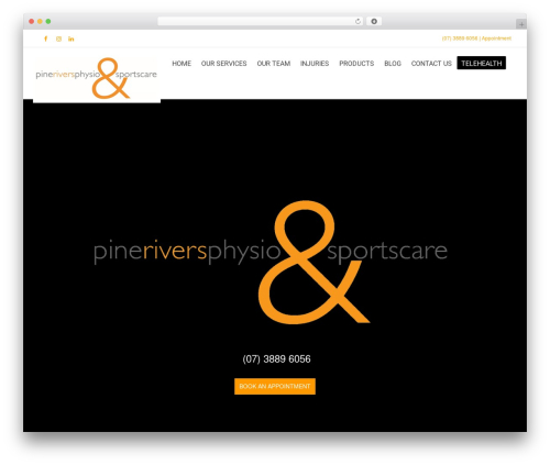 Theme WordPress Physiotherapy - physioandsportscare.net.au