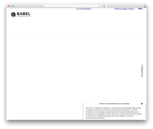 Uncode privacy WordPress plugin - babelcommunication.fr