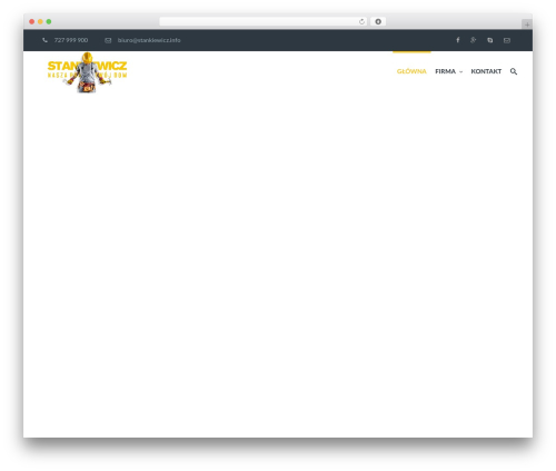 Webuild WordPress theme - stankiewicz.info