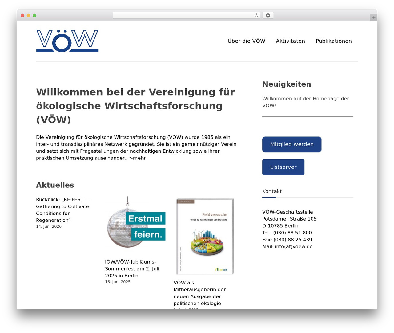 Deep Light theme WordPress - voew.de