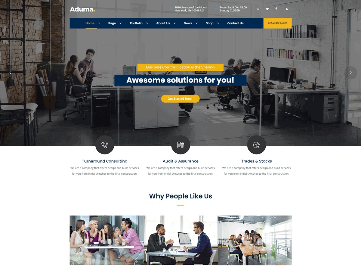 Multipurpose WordPress theme